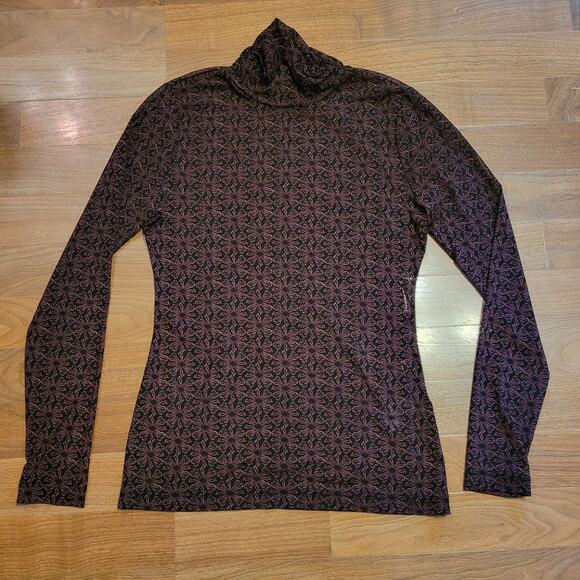 WhiteHouseBlackMarket, XS | Long Sleeve Mesh Turtleneck - Picture 2 of 5